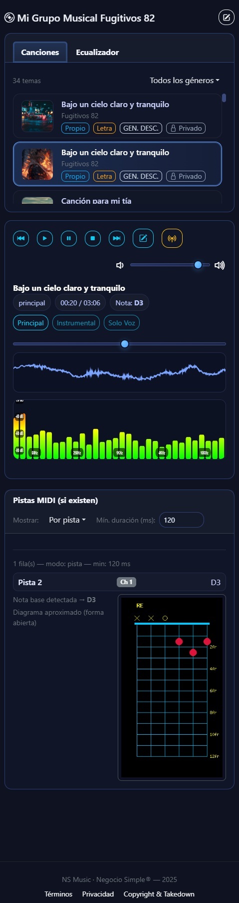 Tutorial del Reproductor Pro de NS Music